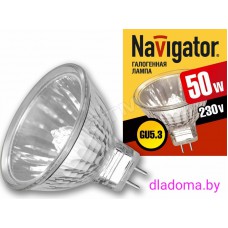 Лампа GU5.3, 50W, 220V Navigator