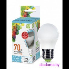 Лампа LED Е27 Шар 7,5Вт,220V 4000К ASD